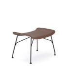 Kartell Smart Wood S/Wood Ottoman Basic Veneer Dark Wood Black