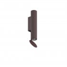 Flos Flauta Riga 1 LED Outdoor Wall Light Deep Brown