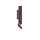 Flos Flauta Spiga 1 LED Outdoor Wall Light Deep Brown