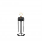 Flos In Vitro LED Outdoor Unplugged Light Black