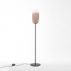 Artemide Gople Floor Lamp Copper Shade / Black Base