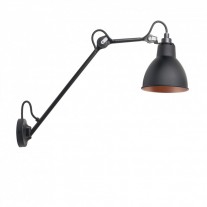 DCW éditions Lampe Gras 122 Wall Light Black/Copper Interior