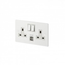 Buster and Punch 2G USB Socket White