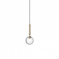 Nuura Miira 1 Pendant Brass/Optic Clear