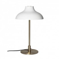Rubn Bolero LED Table Lamp White Brass