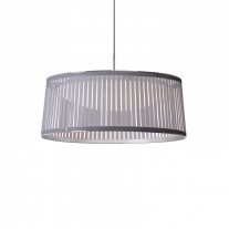 Pablo Solis Drum LED Pendant Light 24 Silver