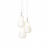 Nuura Anoli 3 Chandelier Opal White