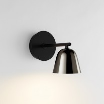 Parachilna Lighto A LED Wall Light Black Chrome