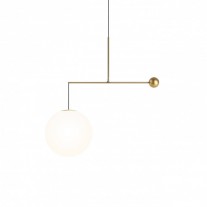 Luceplan Malamata Pendant Small Brushed Brass