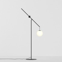 Luceplan Malamata Floor Lamp Matt Black