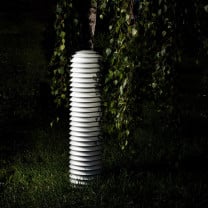 Artemide Slicing Bollard LED Outdoor Floor Light in Garden