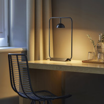 Estiluz Cupolina LED Table Lamp Black