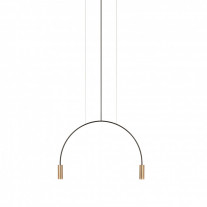 Estiluz Volta T-3535 LED Pendant Light Satin Gold