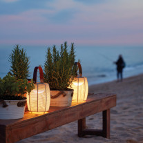 Bover Tanit LED Portable Lamp on the Beach