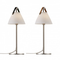 Design For The People  Strap Table Lamp Nickel