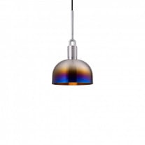 Buster + Punch Forked Metal Shade Pendant Medium Burnt Steel