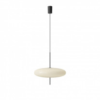 Astep Model 2065 Pendant White Shade with Black Cable On