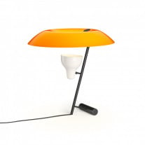 Astep Model 548 LED Table Lamp Orange/Burnished Brass