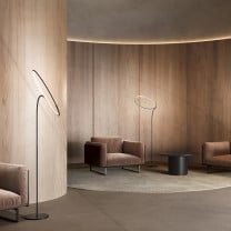 KDLN Poise LED Floor Lamp in Living Area