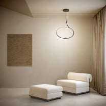 KDLN Poise LED Ceiling Light in Living Area