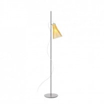 Kartell K-Lux Floor Lamp (Steel - Straw)