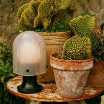 Gubi Seine Portable Lamp in Garden