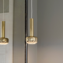 Louis Poulsen VL 56 Brass Pendant On Situ