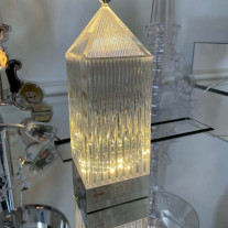 Crystal Kartell Lantern LED Portable Lamp