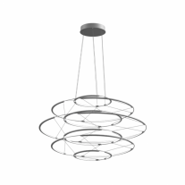 Nemo Lighting Drop 7 LED Suspension Light Grey