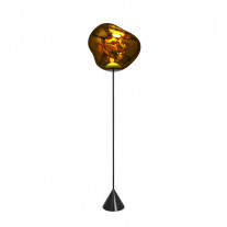 Tom Dixon Melt Cone Slim LED Floor Lamp - Gold