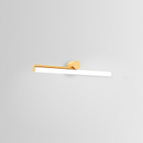 Marset Ambrosia LED Wall Light - 60, Gold, Left