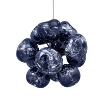 Tom Dixon Melt LED Burst Chandelier - Smoke