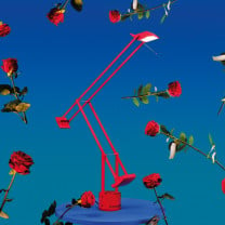 Artemide Tizio Red Table Lamp