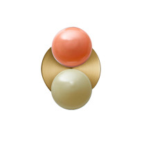 SkLO Dot 2x Wall/ Ceiling Light - Apricot/ Light Beige