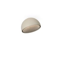 Vibia Duo Petra Dome Angled LED Ceiling Light Cream
