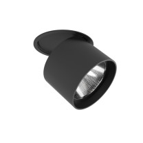 Artemide Hoy LED Semi-Recessed Spotlight Black 90mm