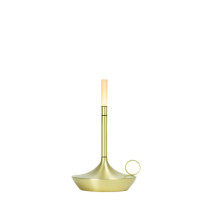 Graypants Wick LED Portable Lamp - Small, Brass