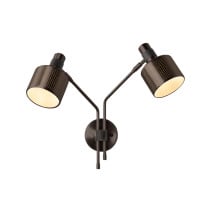 Bert Frank Riddle Double Wall Light Dark Bronze
