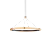 J. Adams & Co Strata Circular Pendant 900 Satin Brass