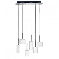 Axolight Spillray 6 Suspension Crystal