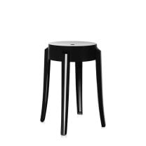 Kartell Charles Ghost Stool - Small, Black