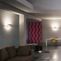Artemide Mesmeri LED Wall Light Lifestyle Lounge