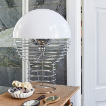 Verpan Wire Table Lamp on Desk