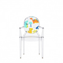 Kartell Kids Lou Lou Ghost Chair  Dinosaur Crystal