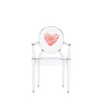 Kartell Kids Lou Lou Ghost Chair - Heart