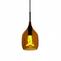 Decode Vessel Small Pendant Amber