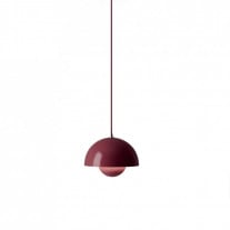 &Tradition Flowerpot VP1 Pendant in Dark Plum