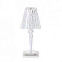 Kartell Battery LED Table Lamp - Crystal