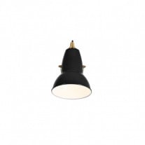 Anglepoise Original 1227 Brass Wall Light Jet Black