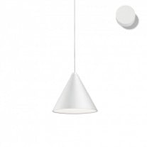 Flos String Light Cone LED Pendant White Ceiling/Wall Rose